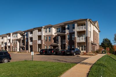 Building #2 exterior - features one & two bedroom floor plans